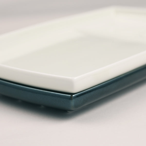 Monotone Cafe Plate (White)