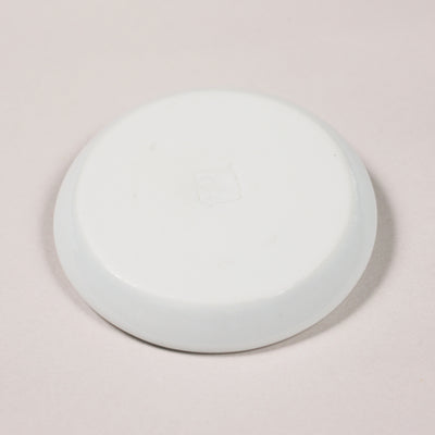 Red and white water drop bean plate (2 discs)