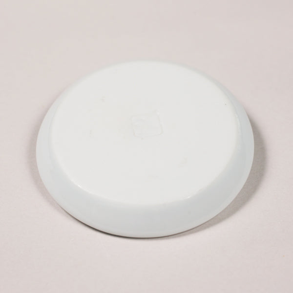 Red and white water drop bean plate (2 discs)