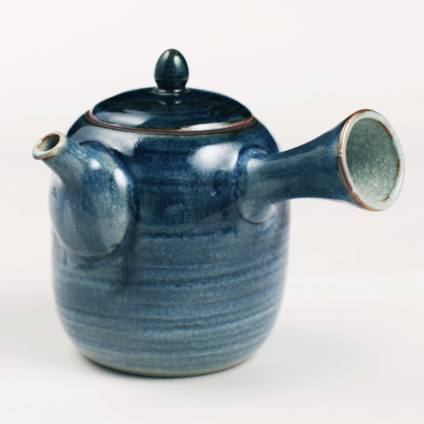 片手急須 (藍) – ギャラリー一番館オンラインショップ