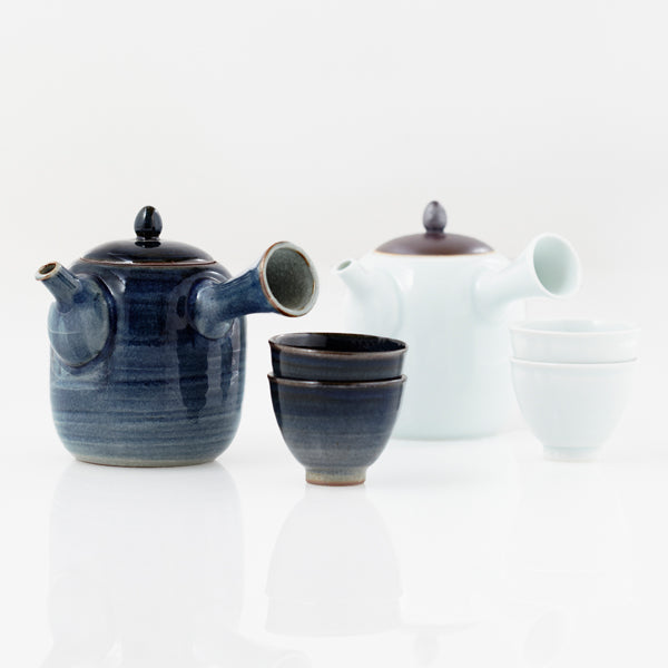 片手急須 (藍) – ギャラリー一番館オンラインショップ