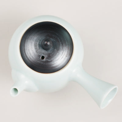 One-handed teapot (white)