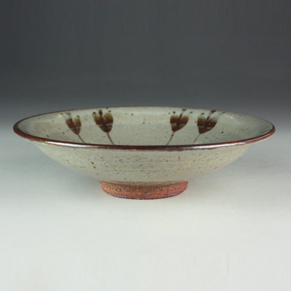 Taroemon Nakazato Kiln Ichibankan Original Illustrated Karatsu Plate (Yumi and Yamon) Small