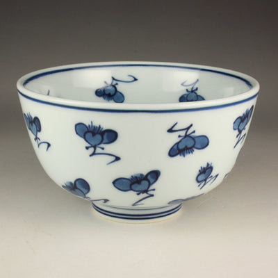 Gen-emon Kiln Dyed Plum Blossom Rice Bowl