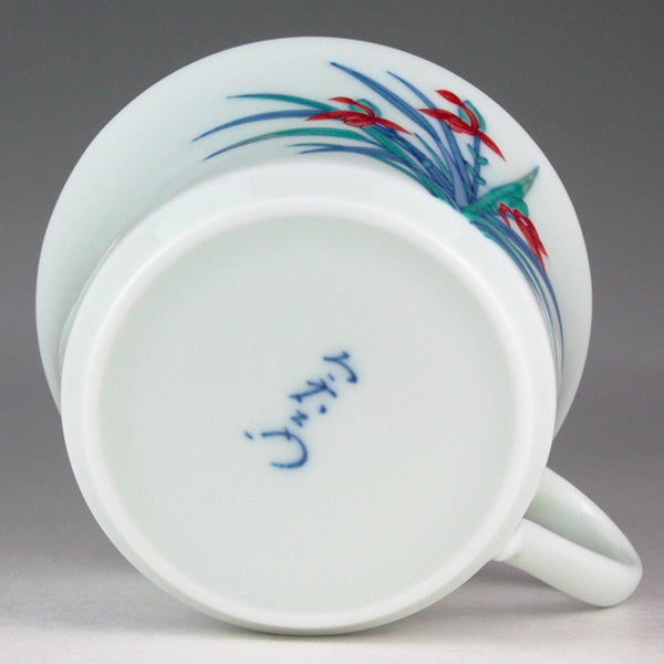 Imaemon kiln Kinran-e tea bowl