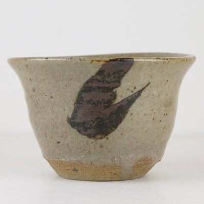Illustrated Karatsu Sake Cup by Fujio Koyama