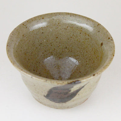 Illustrated Karatsu Sake Cup by Fujio Koyama