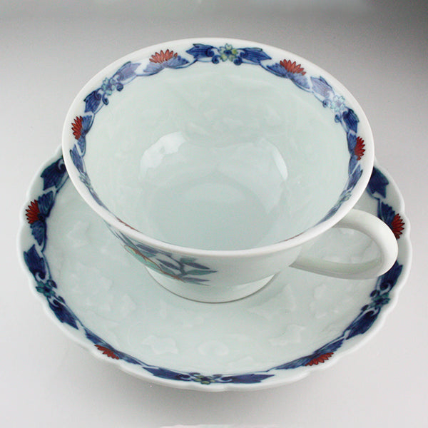 Imaemon kiln Kinka-e tea bowl