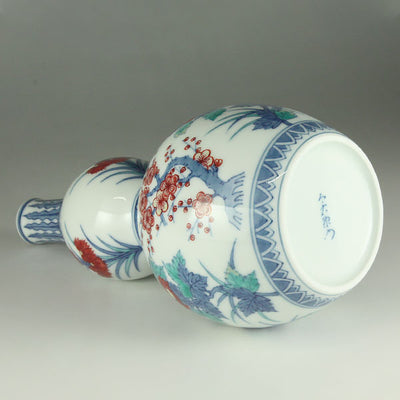 Imaemon Kiln Colored Nabeshima Flower Vase