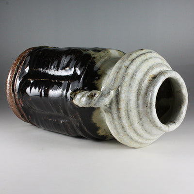 Sakurei Okamoto Korean Karatsu flower vase with ears