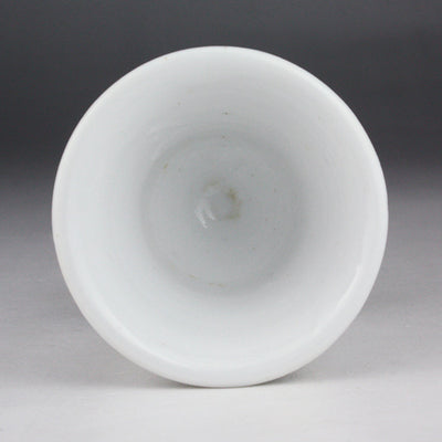 White porcelain cup by Yukiko Tsuchiya