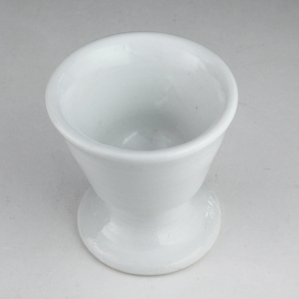 White porcelain cup by Yukiko Tsuchiya