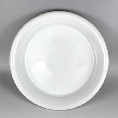 White porcelain plate by Takashi Nakazato