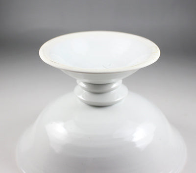 White porcelain goblet by Takashi Nakazato