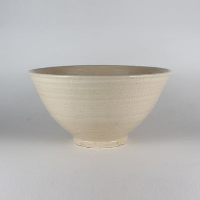 White porcelain bowl by Takashi Nakazato