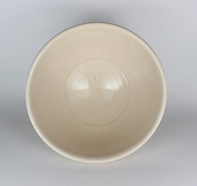 White porcelain bowl by Takashi Nakazato