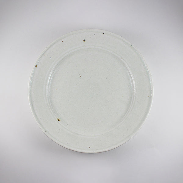 Shingo Oka White sandalwood plate 7-inch plate 1
