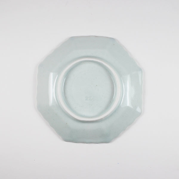 224porcelain 2245 Rinka 4-sun plate (sometsuke)