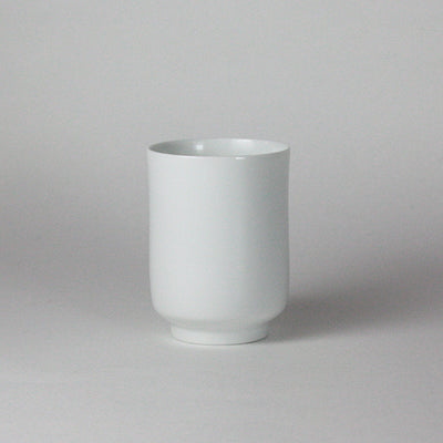 White porcelain teacup 2 by Seigo Nakamura