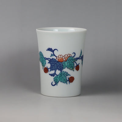 Imaemon Kiln Nishiki Strawberry Cup