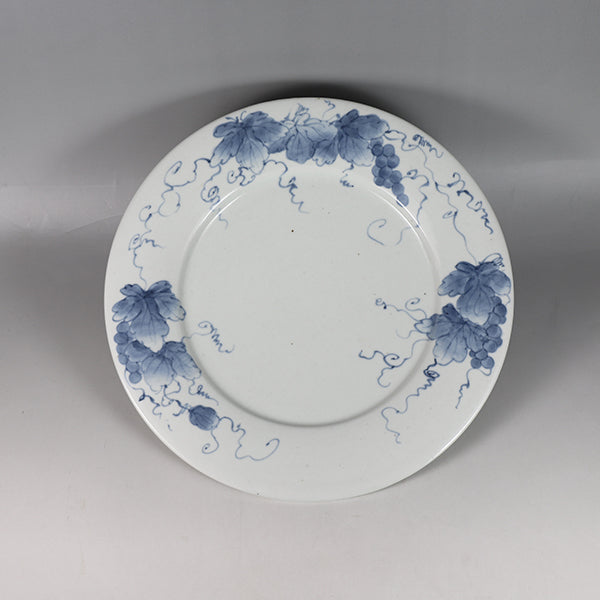 Dyeing Grape Design Plate by Seiji Takamori