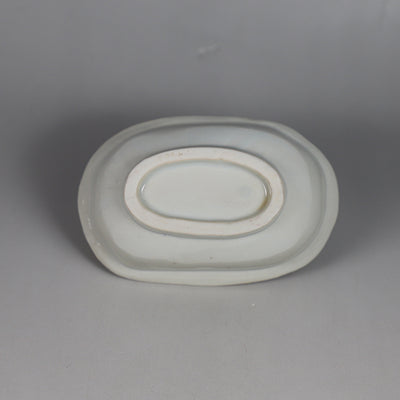 Oval bean bowl by AritaPorcelainLab (Yi Dynasty white porcelain)