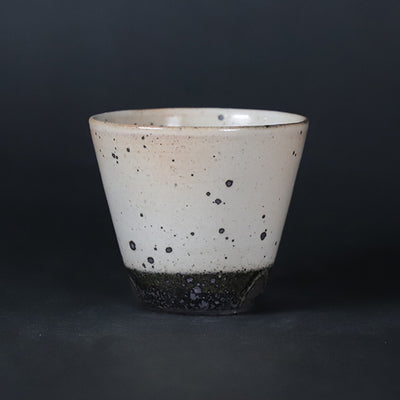 Powdered soba cup made by Taki Nakazato