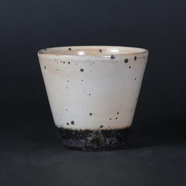 Powdered soba cup made by Taki Nakazato