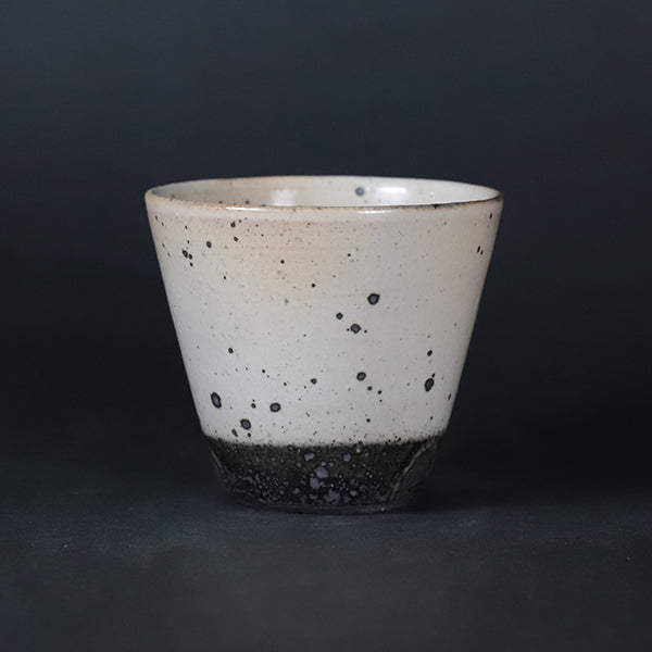 Powdered soba cup made by Taki Nakazato