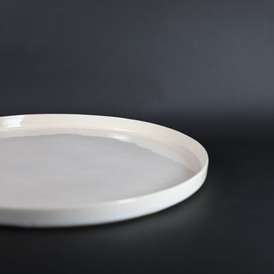 中里花子　作　flat plate(L：WHT)