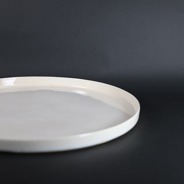 Hanako Nakazato flat plate (L: WHT)