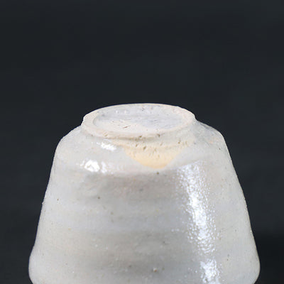 White porcelain cup 1 by Yoshihisa Ishii