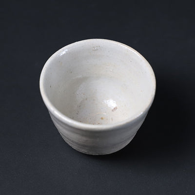 White porcelain cup 1 by Yoshihisa Ishii