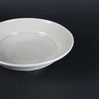 White porcelain plate 1 by Yoshihisa Ishii