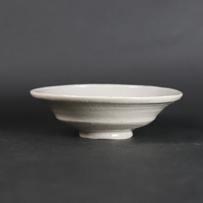 White porcelain plate 2 by Yoshihisa Ishii