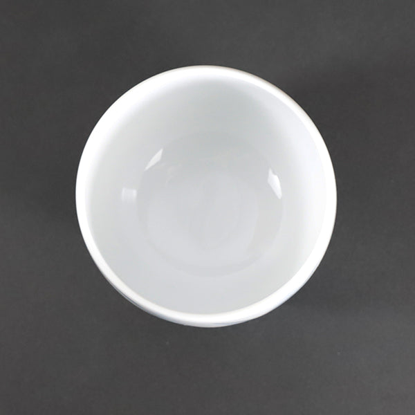 Manji Inoue White Porcelain Dyed Wheat Engraved Guinomi Sake Cup