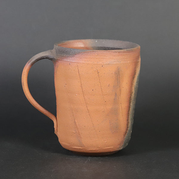 新作★中里太亀【師＆父：中里隆】唐津粉引黒マグカップA 新作☆中里太亀【師＆父：中里隆】唐津粉引黒マグカップA - メルカリ