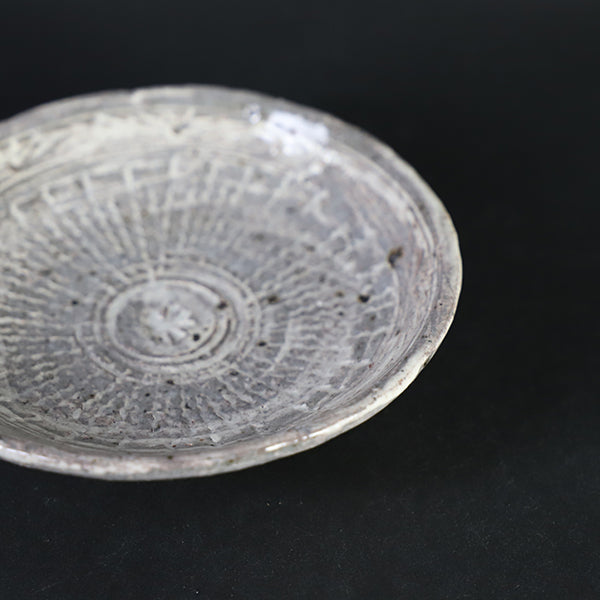 Mishima 4-sun plate by Kouta Tanaka
