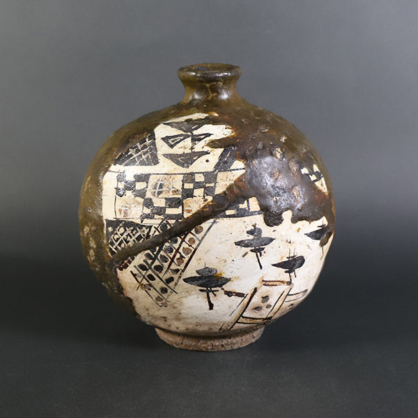 朝鮮唐津壺（丸田宗彦）Karatsu Pot（Munehiko Maruta