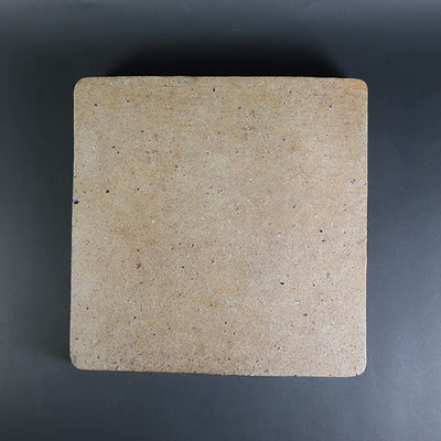 Korean Karatsu square plate by Munehiko Maruta