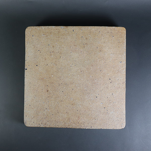 Korean Karatsu square plate by Munehiko Maruta