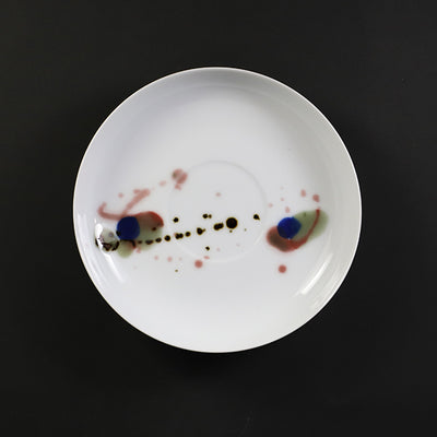 Coffee bowl plate by Akio Momota