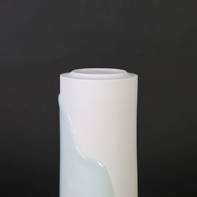 Blue porcelain cup by Akio Momota