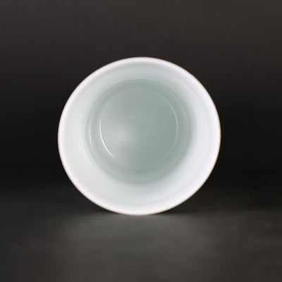 Blue porcelain cup by Akio Momota