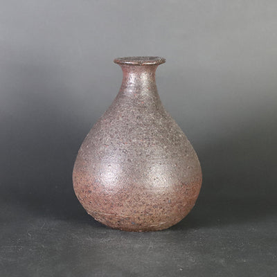 Karatsu Nanban sake bottle by Takashi Nakazato