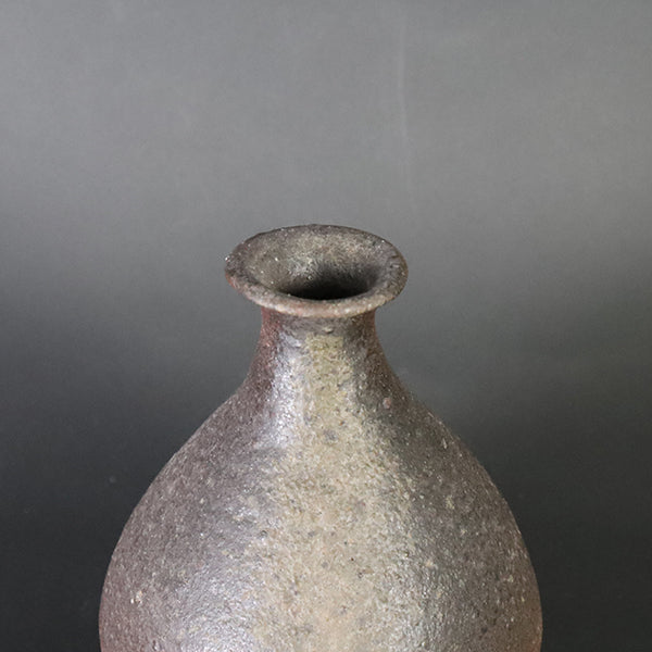 Karatsu Nanban sake bottle by Takashi Nakazato