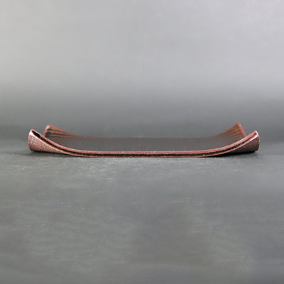 Taki Nakazato iron glaze smooth plate plate