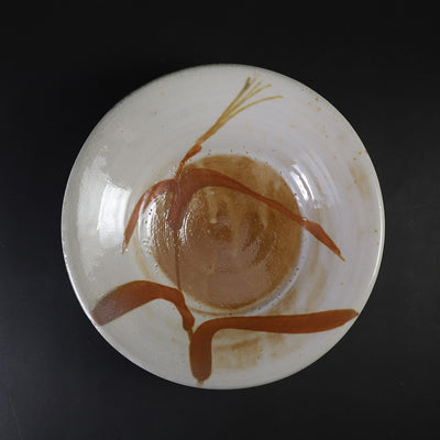 Takashi Nakazato soda kiln grass design bowl