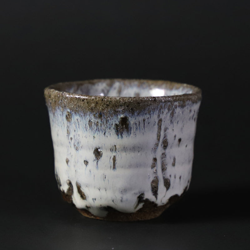 Madara Karatsu sake cup by Munehiko Maruta