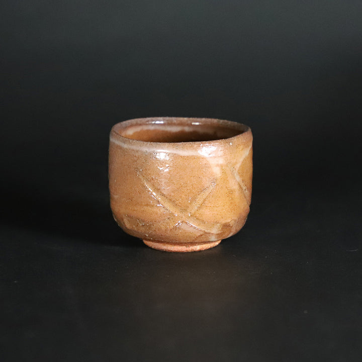 陶芸家 作家物 村山健太郎 唐津 盃 ぐい呑 酒器 酒盃 共箱 古唐津 - メルカリ